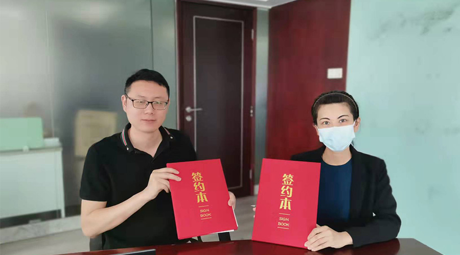 祝賀！金環(huán)電器與寧波某品牌電商客戶再次合作，簽約成功！